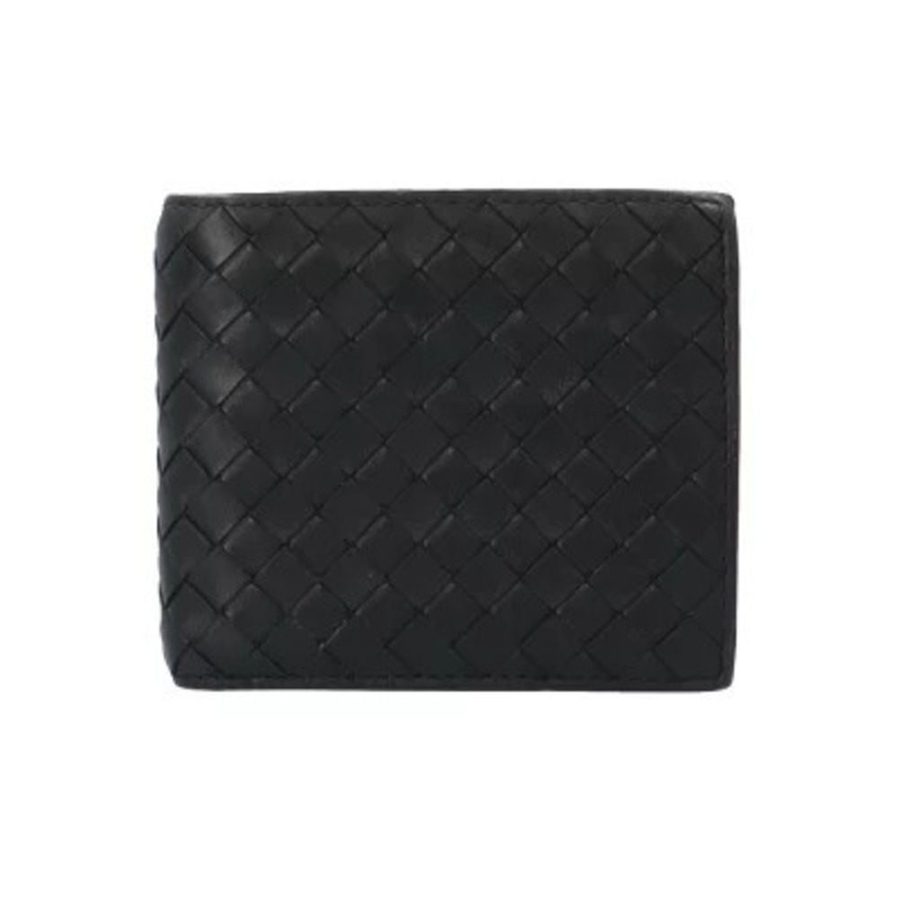 Bottega Veneta Intrecciato Bi fold Wallet Leather Bottega Veneta